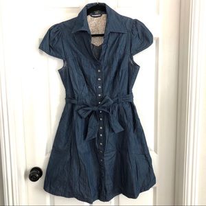 [ Sold ] Denim Retro-looking Dress, Large